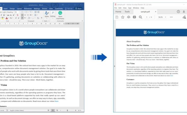 Convert Word Documents To PDF Using REST API In Python | Word To PDF