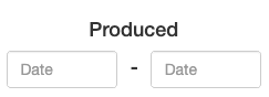 Produced Filter