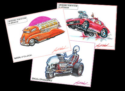 Never-Before-Seen Hot Wheels Legend Larry Wood Designs Now