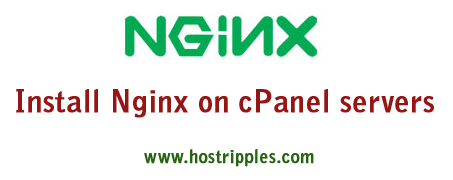 cPanel, How to install and configure Nginx on cPanel servers, Hostripples Web Hosting