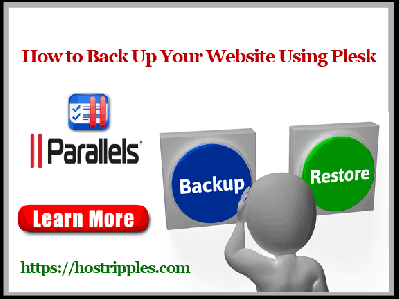 Back Up, How to Back Up Your Website Using Plesk, Hostripples Web Hosting