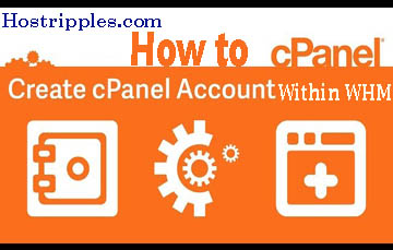 create a cPanel account, How to create a cPanel account within WHM, Hostripples Web Hosting