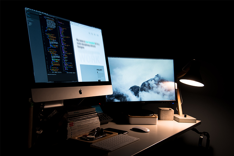 Working from home in the dark