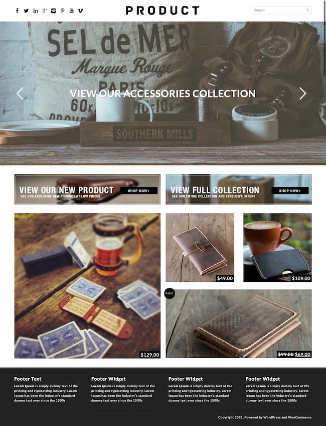 30 Wordpress Theme For Ecommerce Website - City Designs - Perfect Desktop Collection