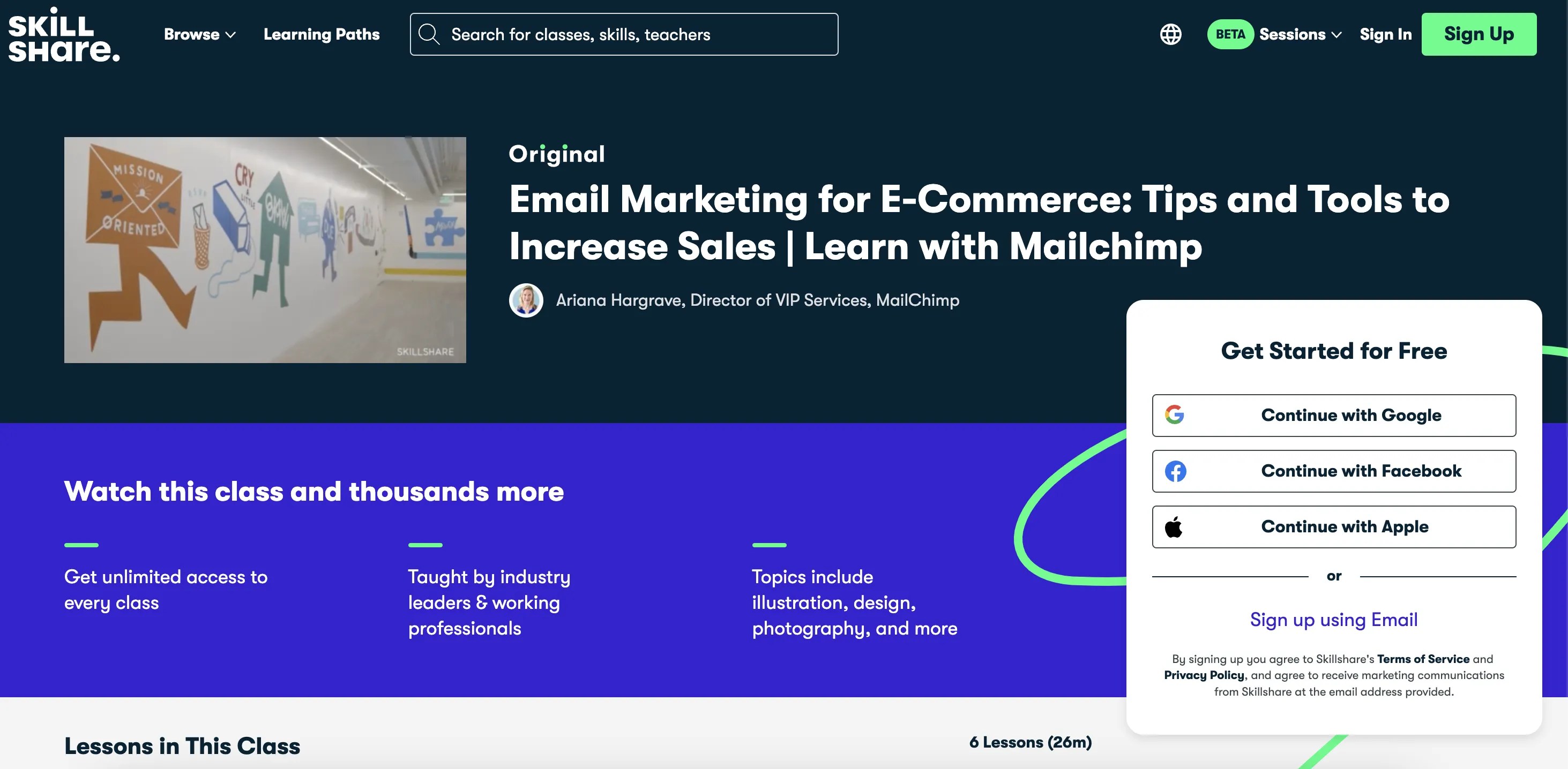 Online Masterclass Working Free - Modern Colorful Image - Retina