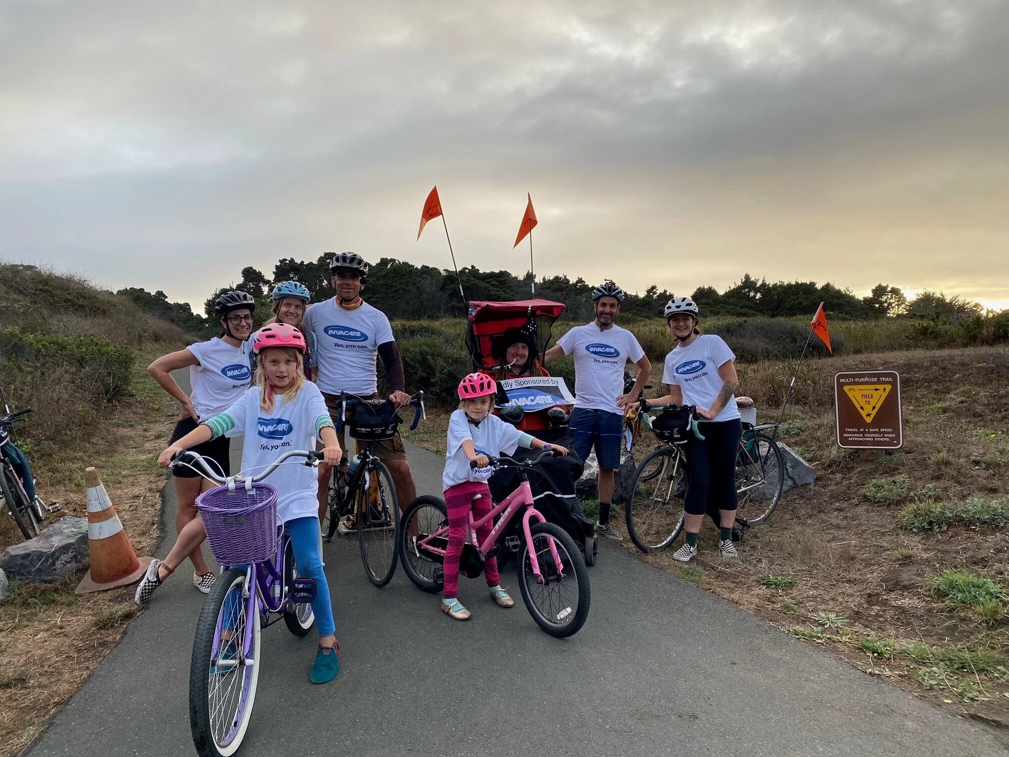  Nearing the finish line and repping Invacare 