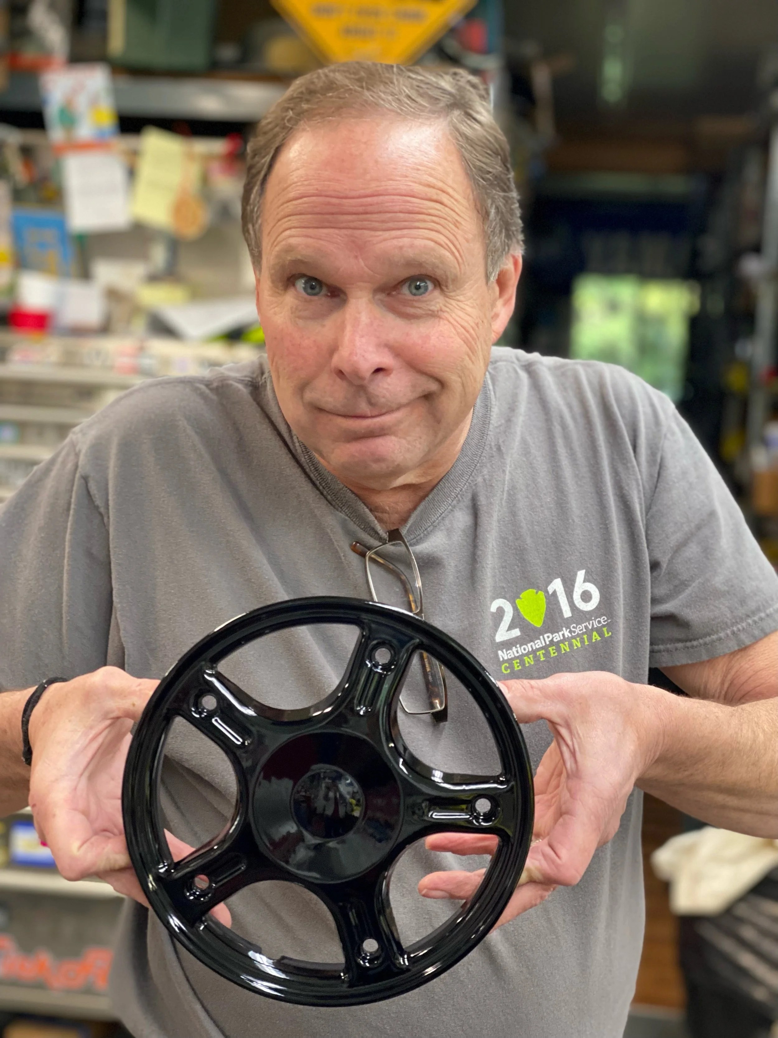 Head mechanic – Russ Woodward extraordinaire! 
