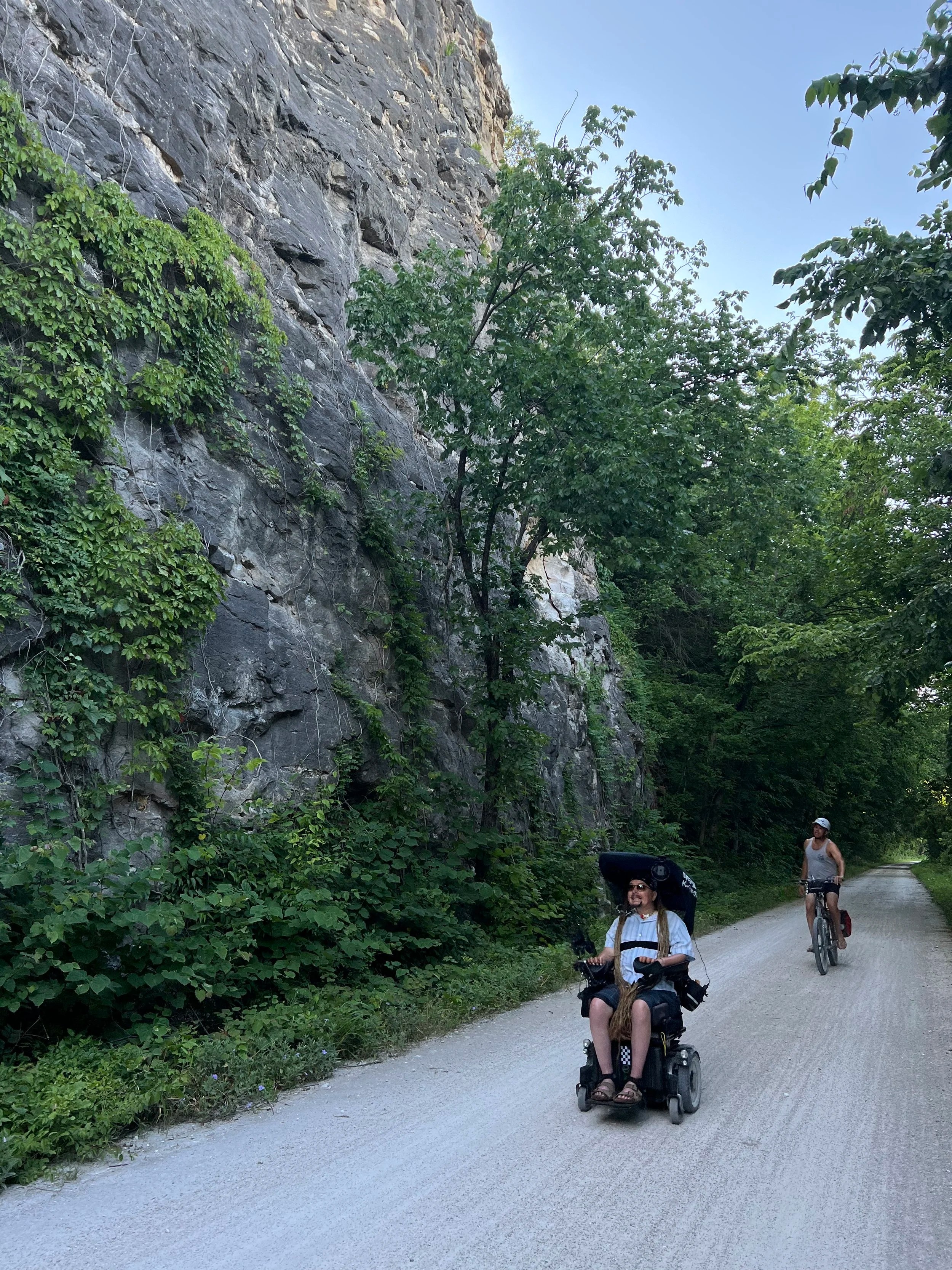  Still stunned by these rock walls. 