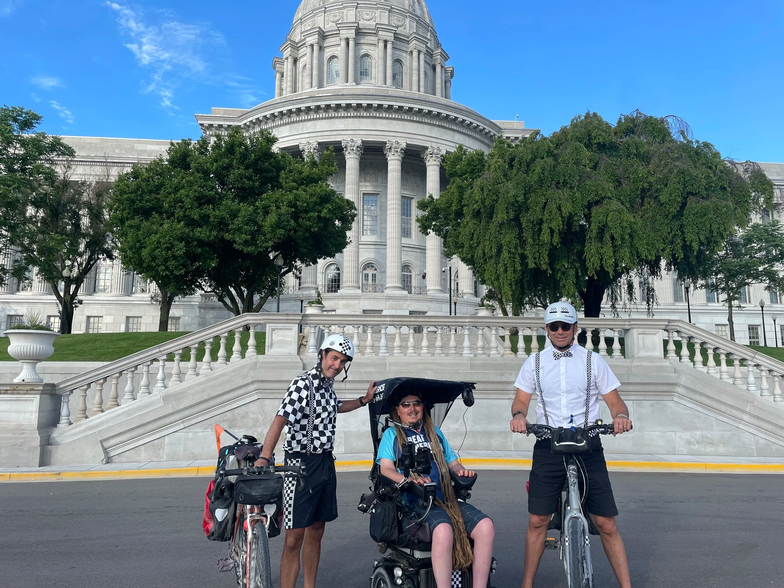  Fancy at the capitol. 