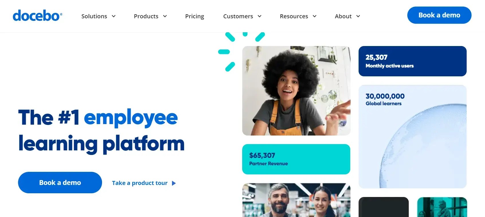 Interactive Tour Docebo For Talent Development - Premium Landscape Texture Gallery - Desktop