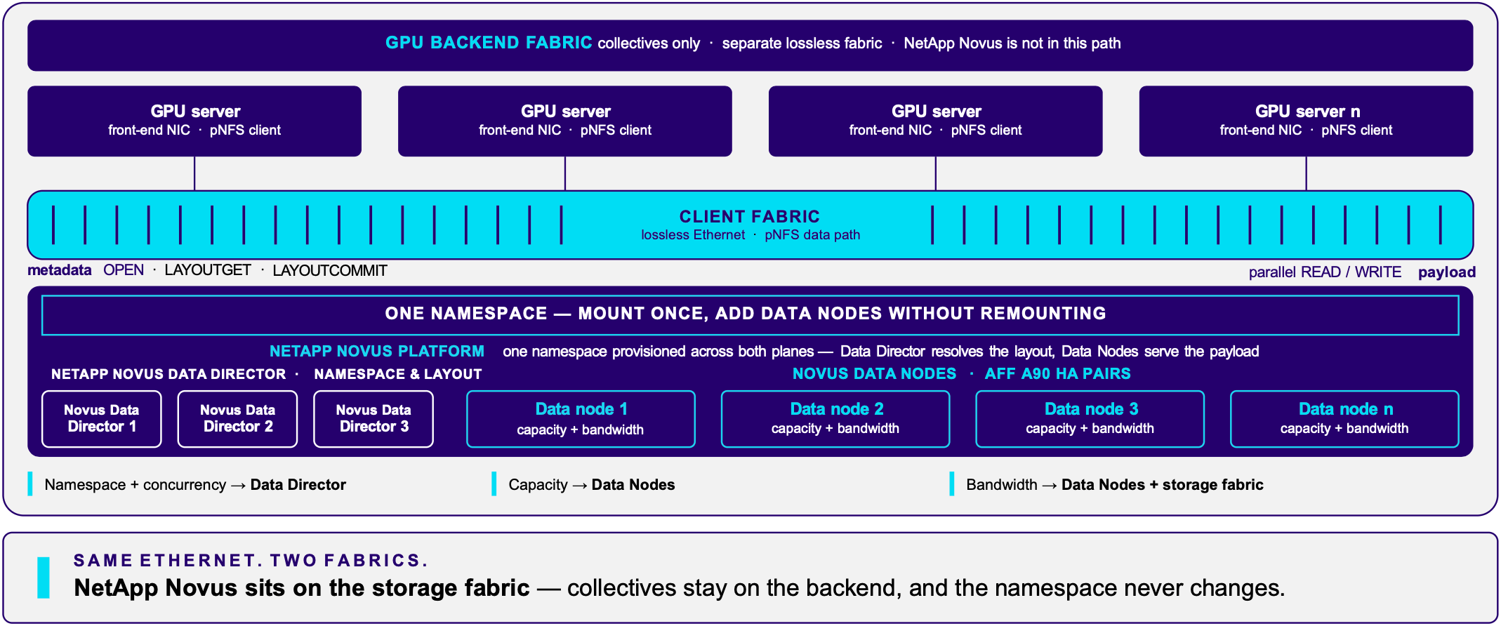 NetApp Novus architecture diagram
