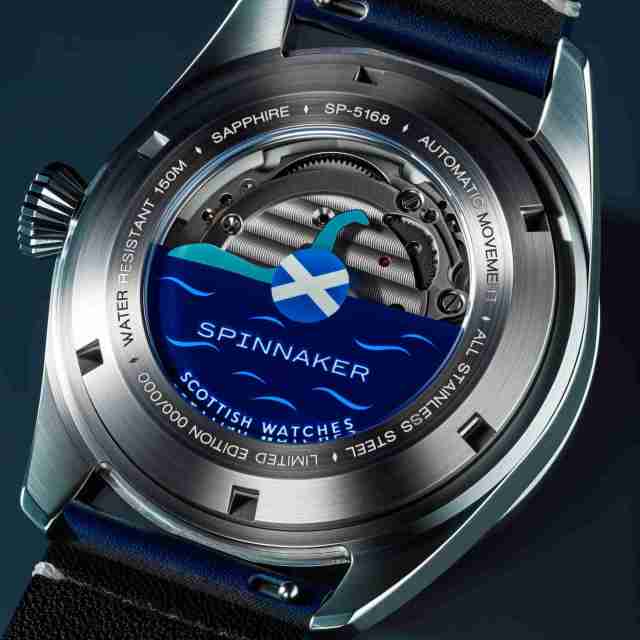 Caseback Spinnaker Fleuss Automatic SP-5168-01 Nessie Pearl Diver Limited Edition