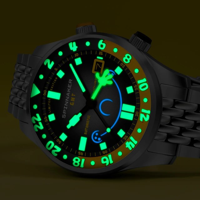 Lume pada Spinnaker Bradner GMT SpongeBob SquarePants Bubbly Grins