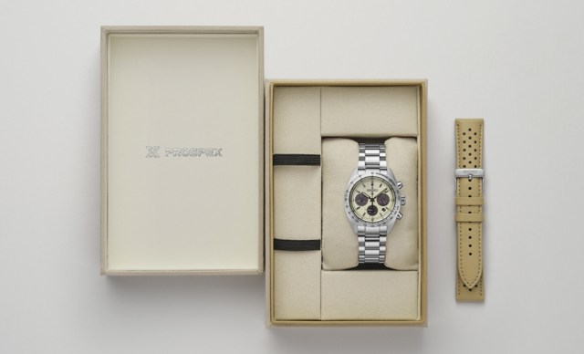 Packaging Seiko Prospex Speedtimer SSC959P1 ‘Motoring’ European Exclusive Limited Edition