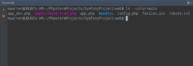 Built-in Local Terminal in PhpStorm 7 | The PhpStorm Blog