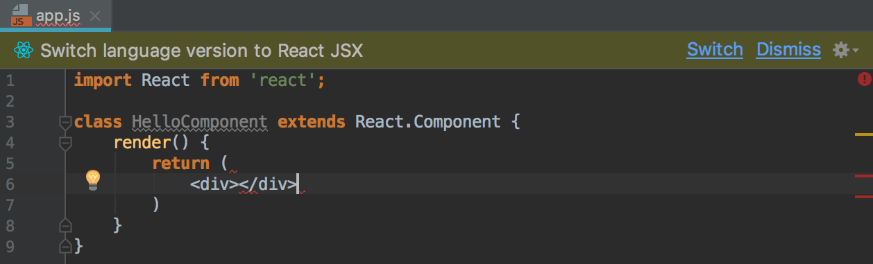 Working With Reactjs In Webstorm Coding Assistance The Webstorm Blog