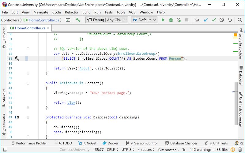 Sql Inside C Strings Fragment Editor Run Query In Console Language - Elegant Dark Image - High Resolution