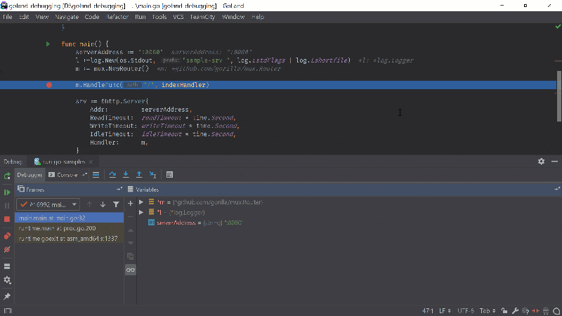 Debugging A Go Application Inside A Docker Container The Goland Blog - Premium Space Pattern Gallery - Desktop