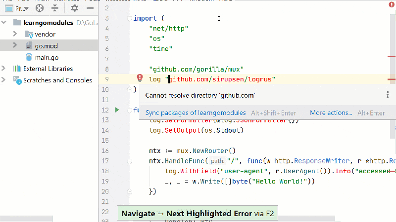 Working With Go Modules Dependency Management The Goland Blog - Retina Minimal Textures for Desktop