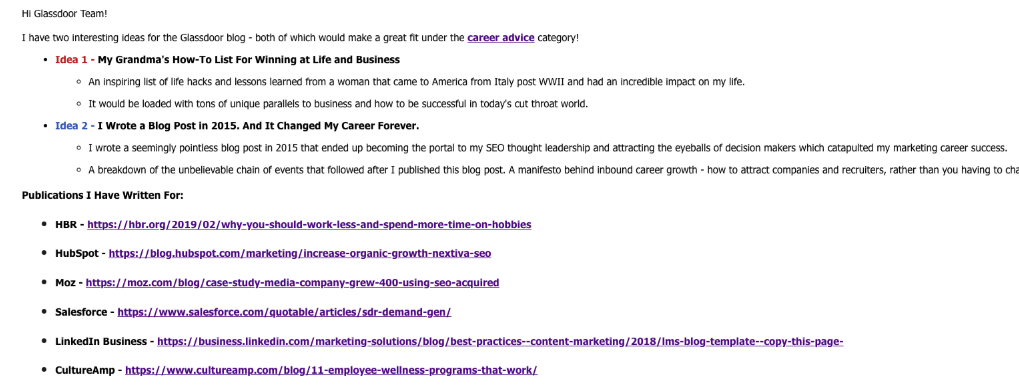 Simply explain what you do for a living, but you want to engage the . 10 Media Pitch Examples Proven To Get You Press Coverage Templates