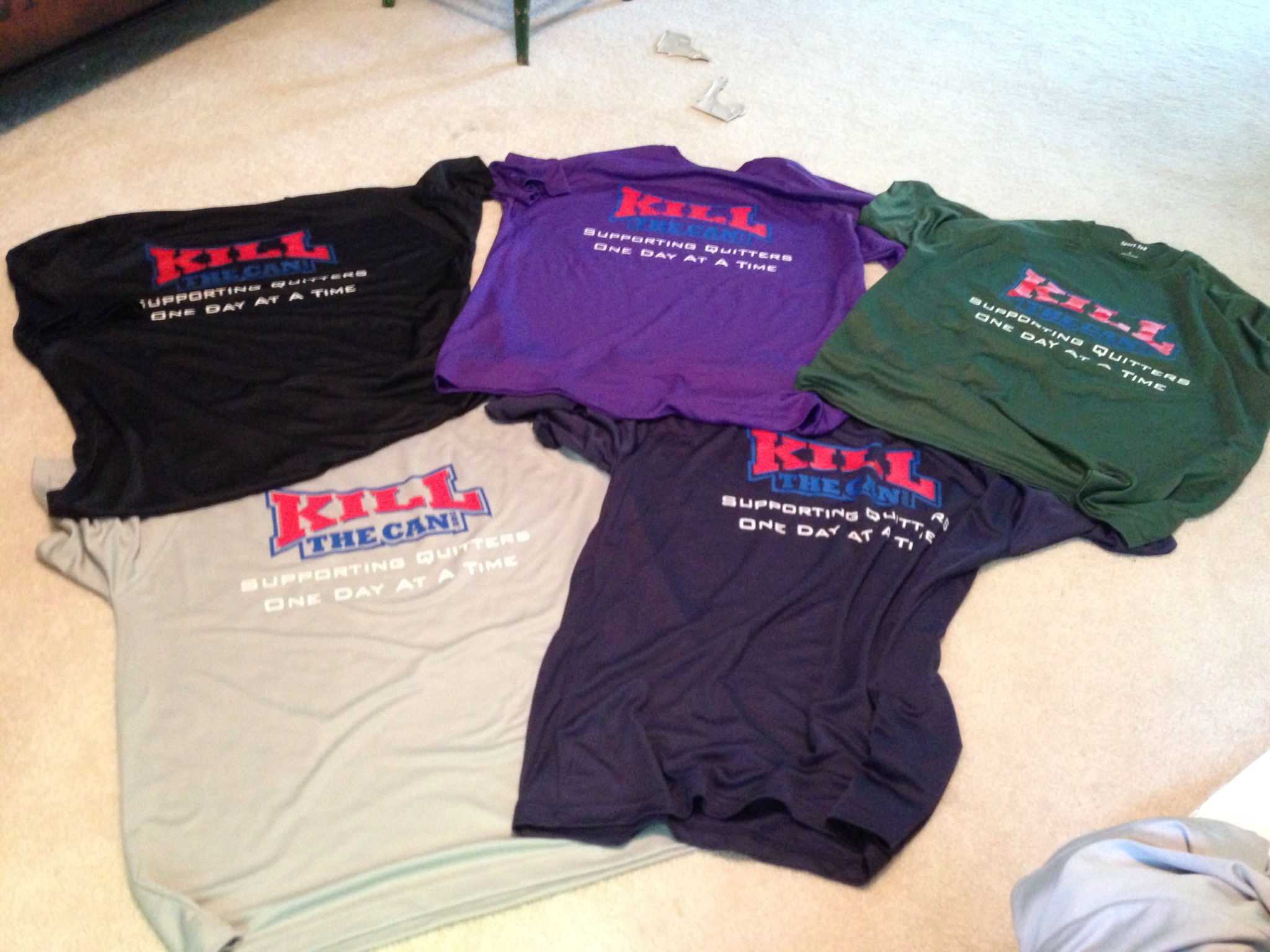 Supporting Quitters Shirts