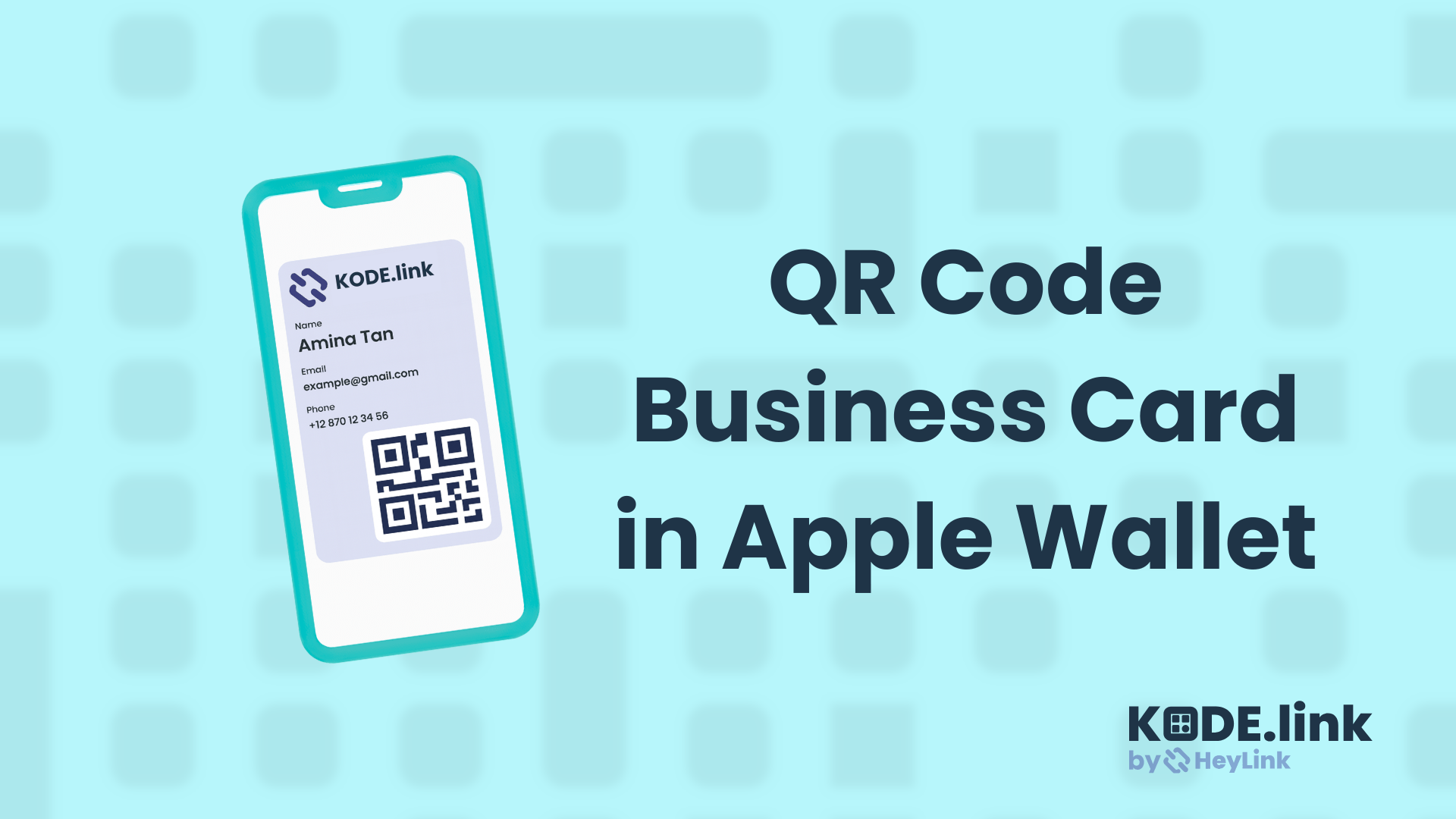 QR Code Business Card in Apple Wallet: The Future of Networking Just Got Smarter