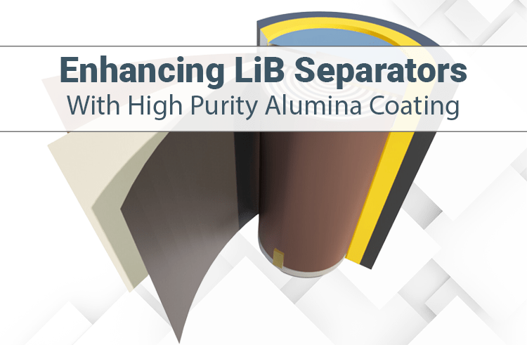 High purity alumina for lithium ion battery separators
