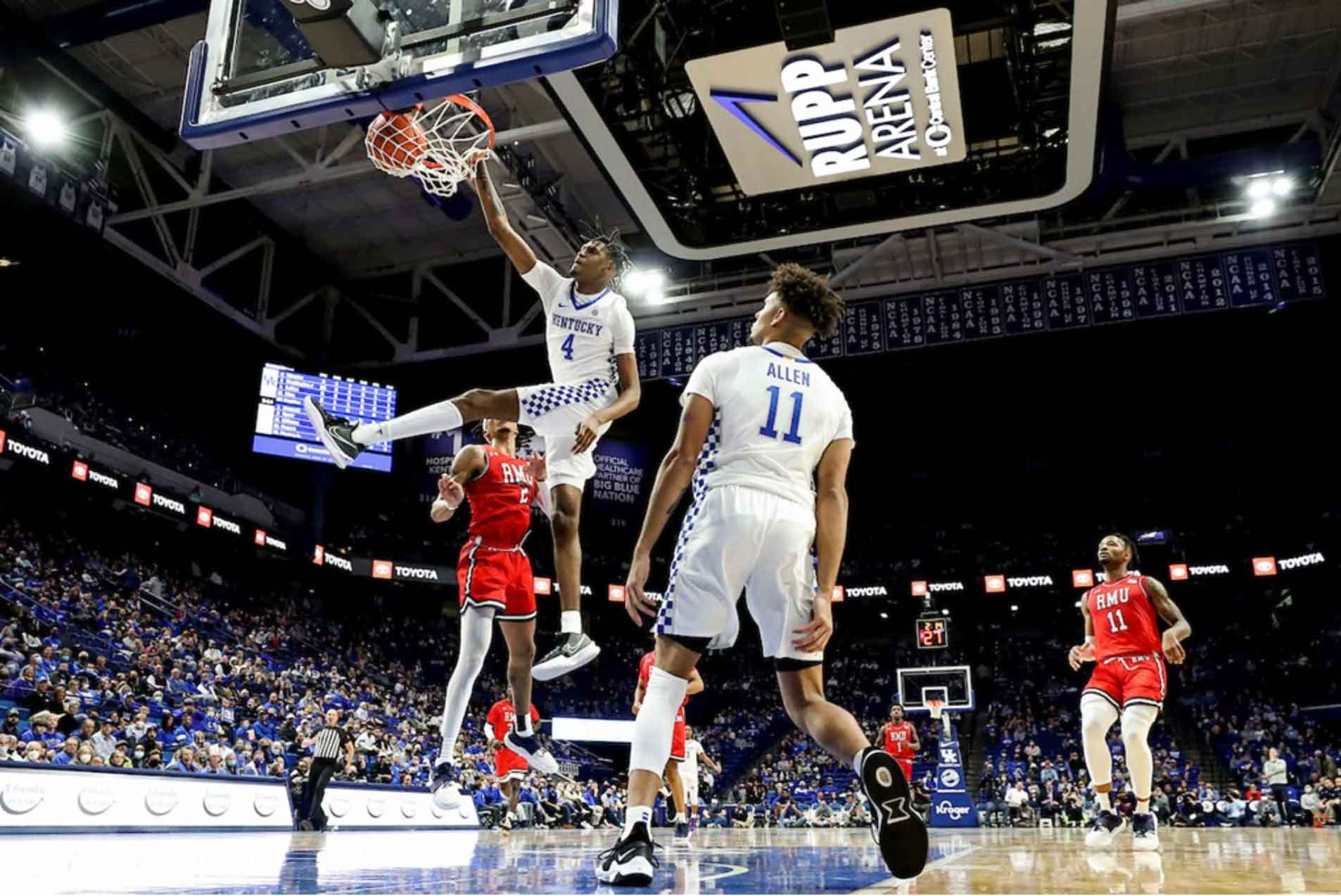 Robert morris vs kentucky basketball score, highlights video, recap, box score
