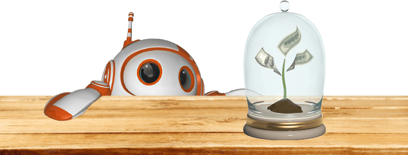 Baby Robix with Money Growing