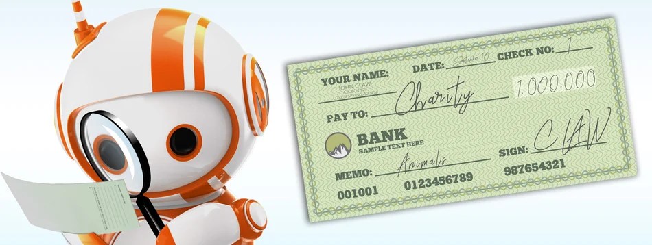 Robix Checking Fake Check