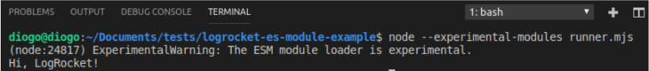 Test Output