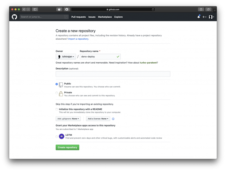 github
