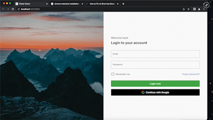 Building a responsive login page in Flutter - LogRocket Blog (10) Building a responsive login page in Flutter - LogRocket Blog (10)