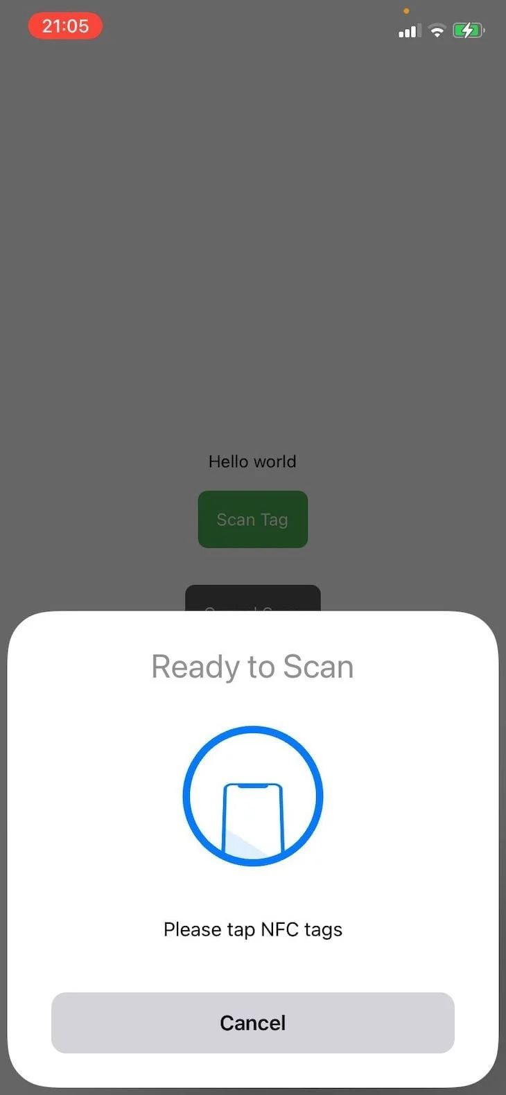 React Project To Scan And Write Into Nfc Tags Using The Web Nfc Api - Stunning Gradient Image - HD
