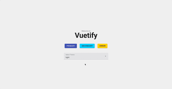Building dynamic Vuetify themes for Vue.js applications - LogRocket Blog (7) Building dynamic Vuetify themes for Vue.js applications - LogRocket Blog (7)