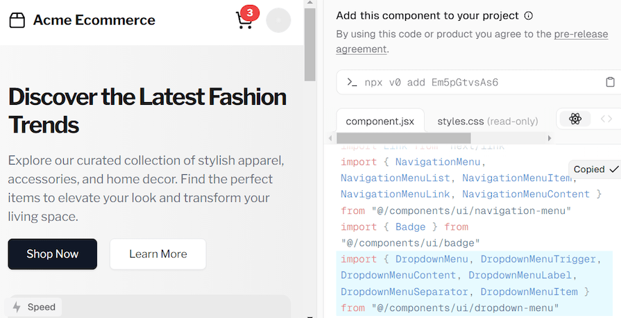 Vercel v0 and the future of AI-powered UI generation - LogRocket Blog (11) Vercel v0 and the future of AI-powered UI generation - LogRocket Blog (11)