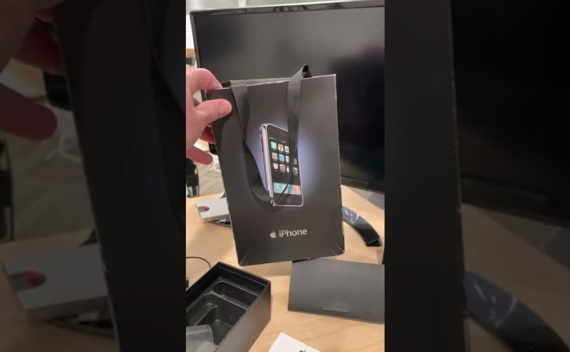 iPhone at 15 – Original Box and Shopping Bag