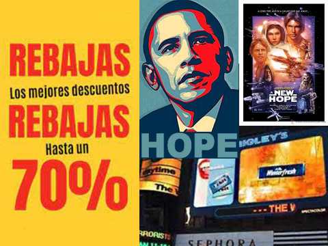 Diferentes tipos de carteles