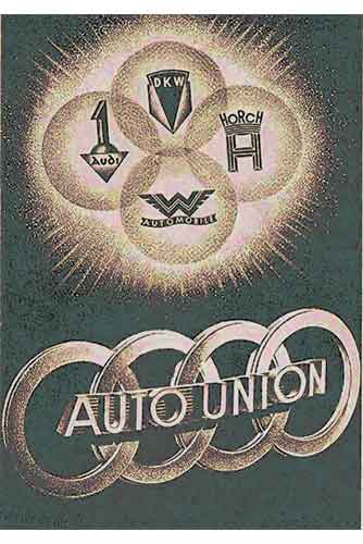 inicios del logo de Audi