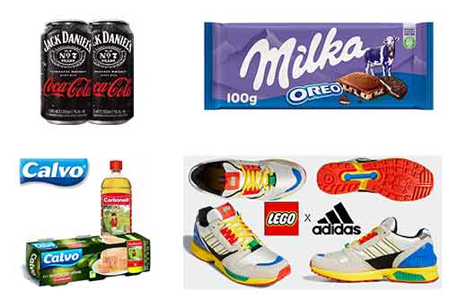 Co-branding de algunas marcas