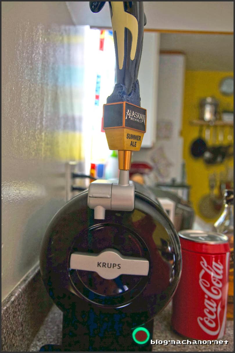 Crappy tap handle orientation.