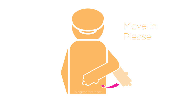 Bicycle Cycling Hand Signal Move over and give way - blog.marccus.net