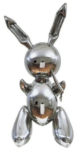 "Rabbit" Jeff Koons 1986 Stainless Steel 41 x 19 x 12 inches