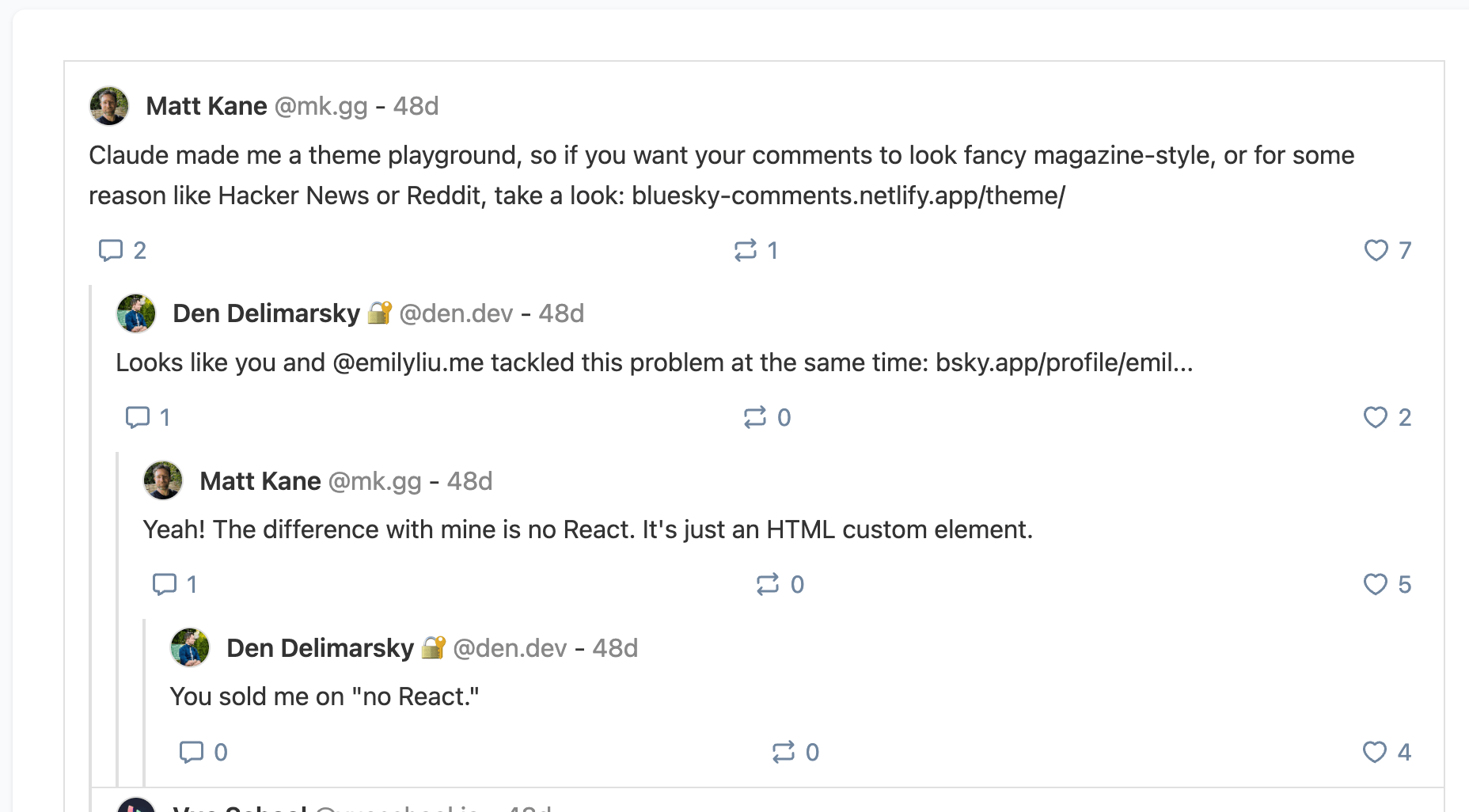Post Thumbnail for Bluesky Comments on any Post