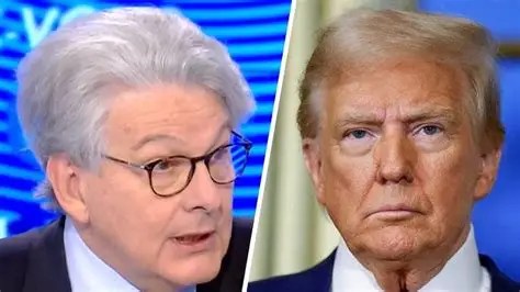 Thierry Breton vs Donald Trump la crise numérique entre l’UE et les États‑Unis prend une nouvelle dimension