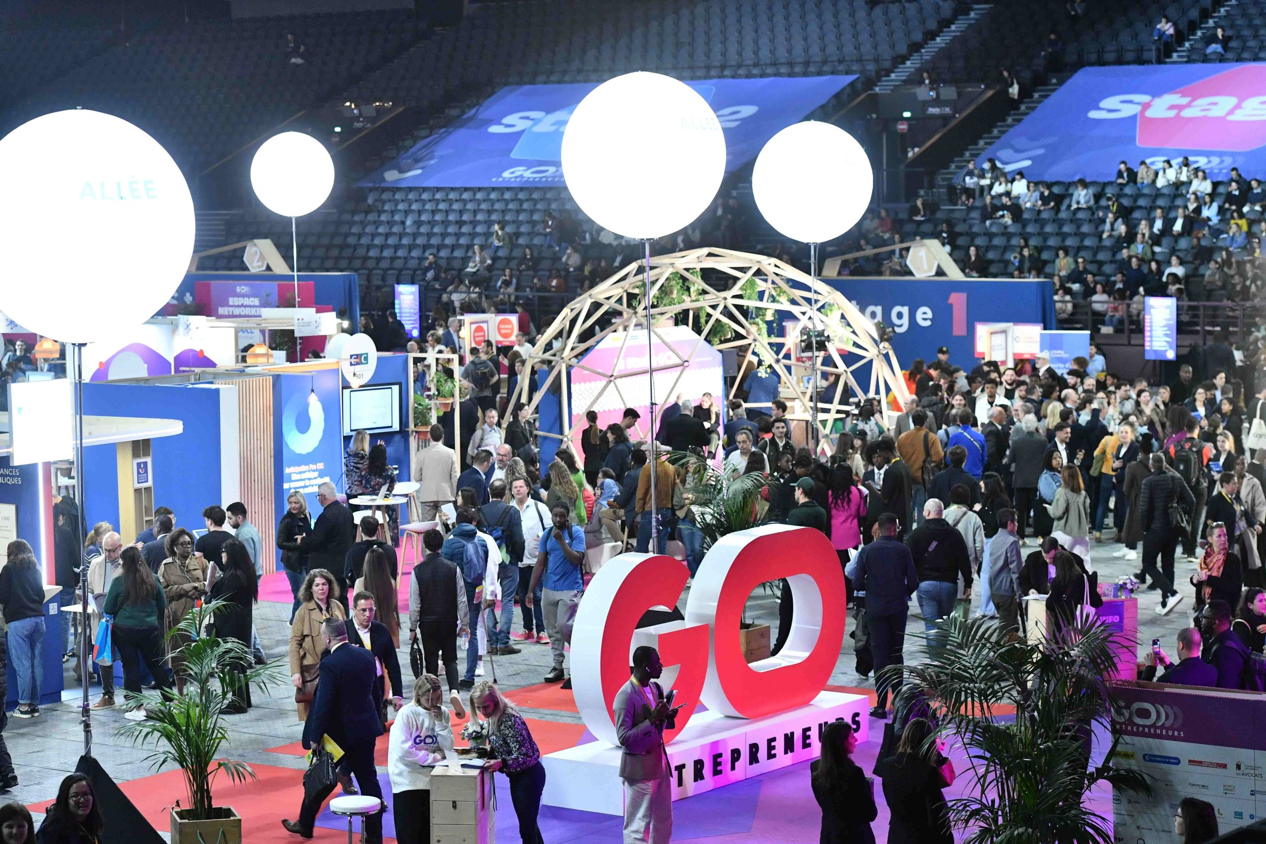 vue d'ensemble du salon go entrepreneur