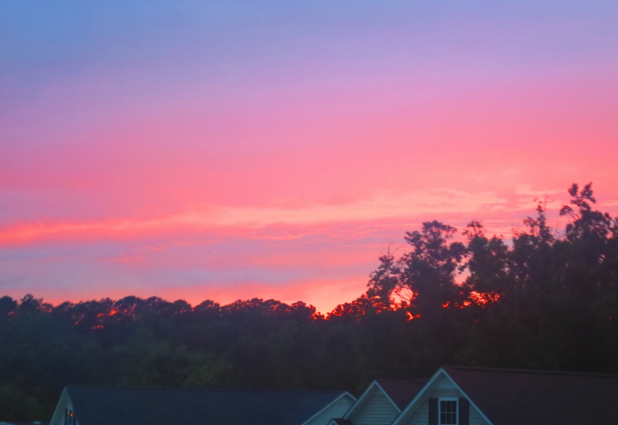 Pink Sunset after the storm
