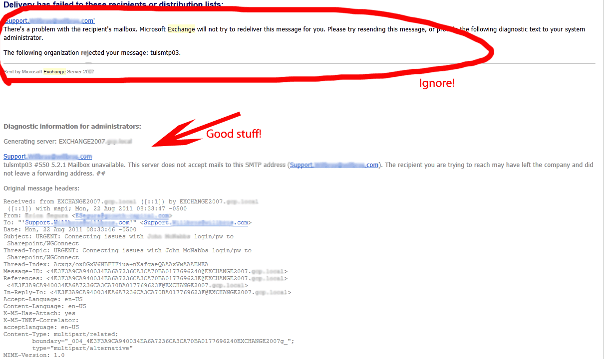How to Read Email Bounce Backs and Errors MxToolbox Blog
