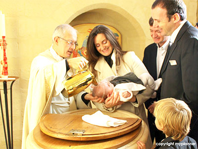 baptême à l'église