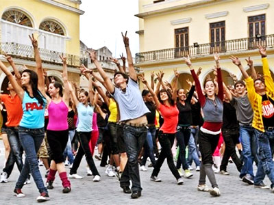 flashmob dans la rue